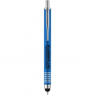 Logotrade business gift image of: Zoe stylus ballpoint pen, blue