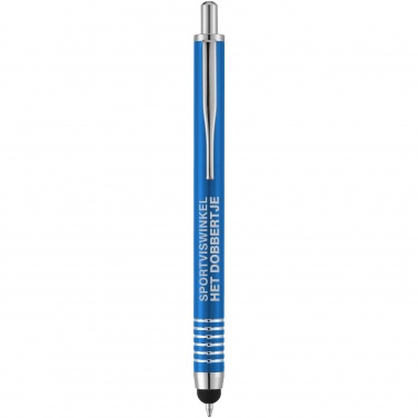 Logotrade promotional giveaway image of: Zoe stylus ballpoint pen, blue