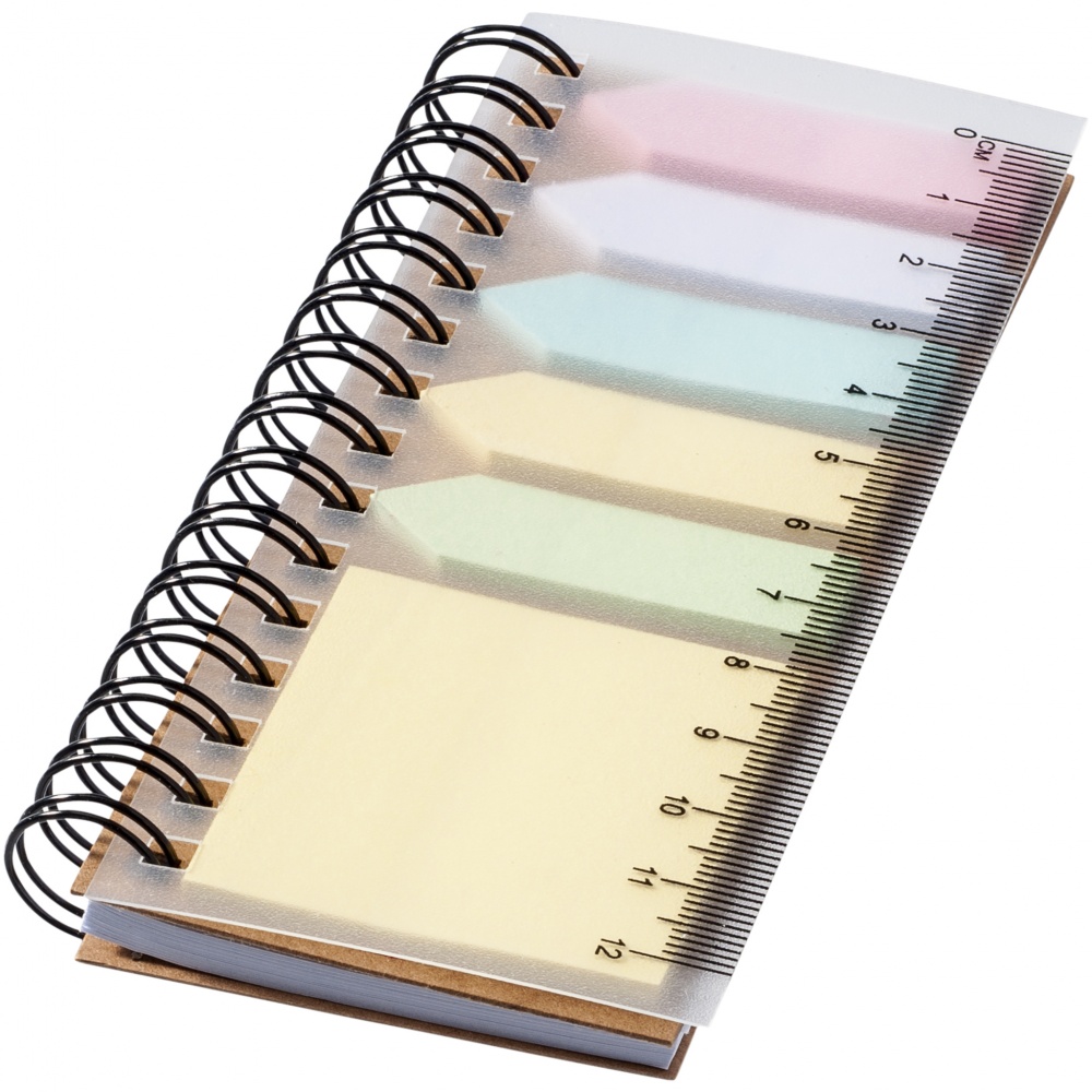 Logo trade promotional items picture of: Spiral sticky note book