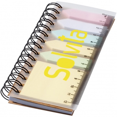 Logo trade advertising product photo of: Spiral sticky note book