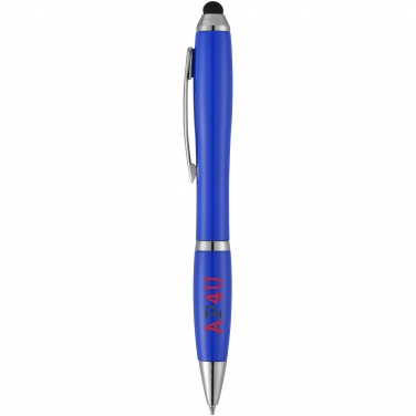 Logotrade business gifts photo of: Nash stylus ballpoint pen, blue