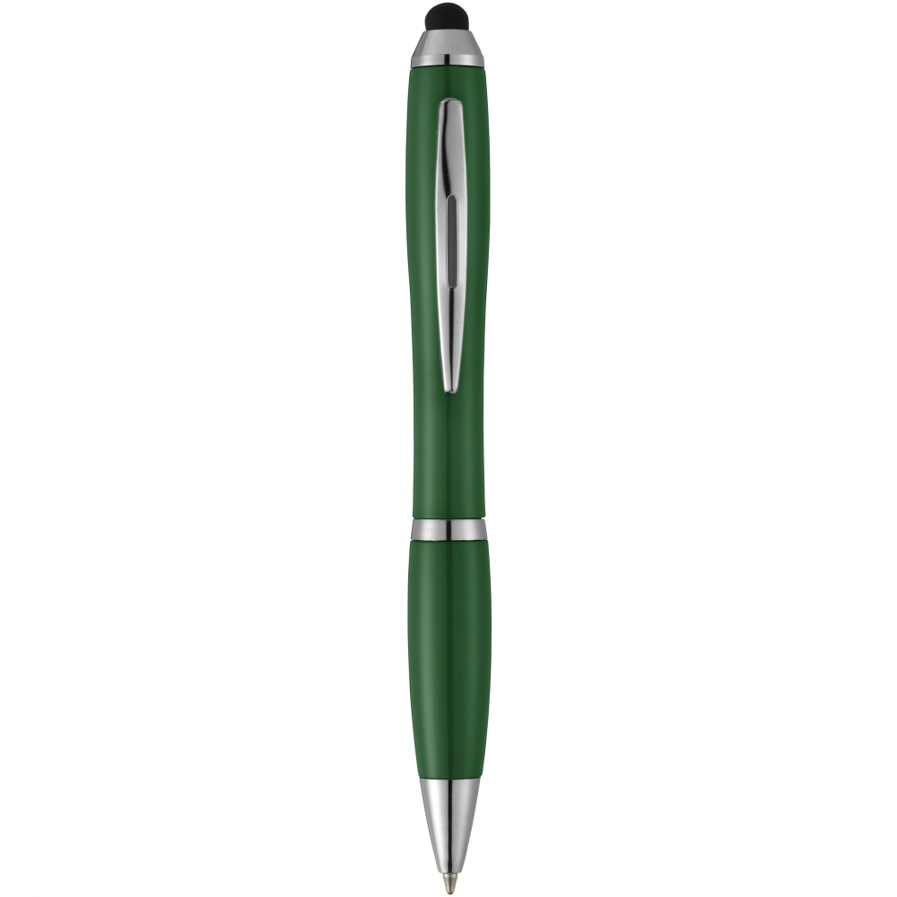 Logotrade promotional gifts photo of: Nash stylus ballpoint pen, green