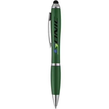 Logotrade promotional items photo of: Nash stylus ballpoint pen, green