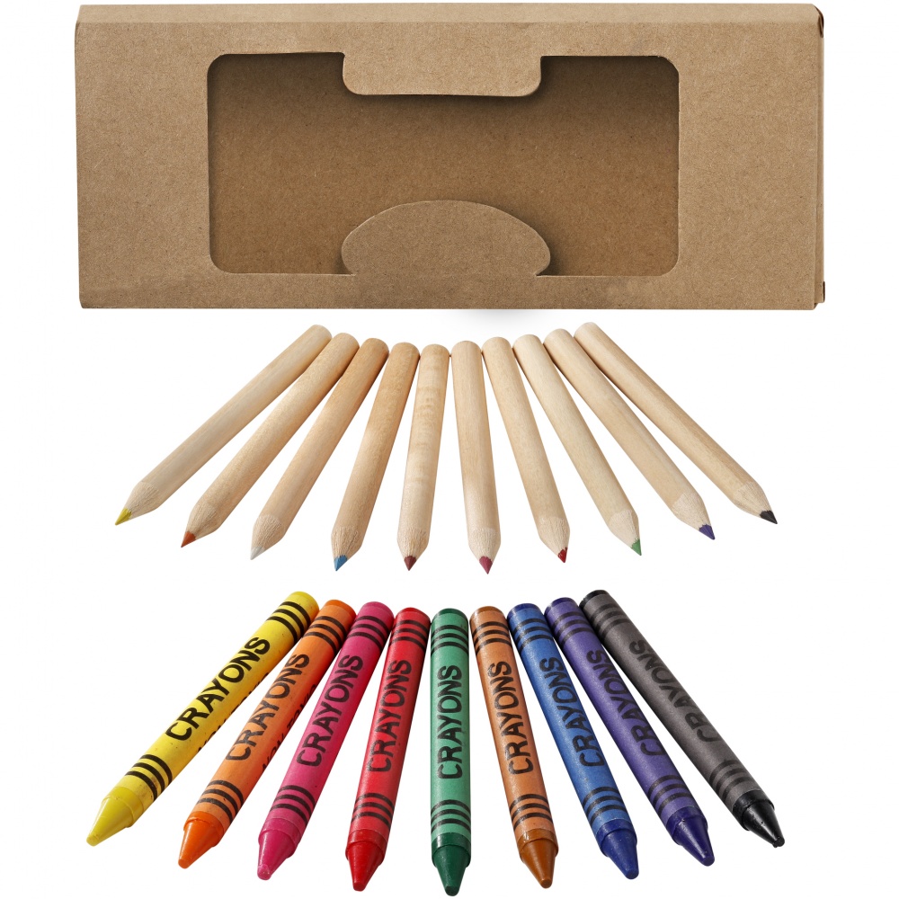 Logotrade advertising product image of: Pencil and Crayon set