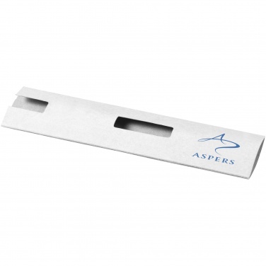 Logo trade promotional products image of: Fiona pen sleeve, white