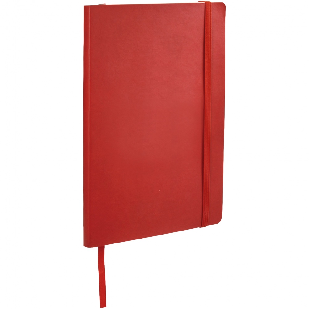 Logo trade promotional items picture of: Classic Soft Cover Notebook, red