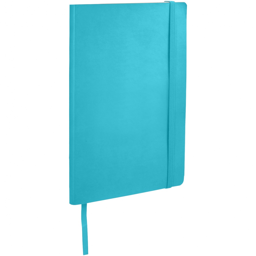 Logo trade corporate gifts image of: Classic Soft Cover Notebook, turquoise