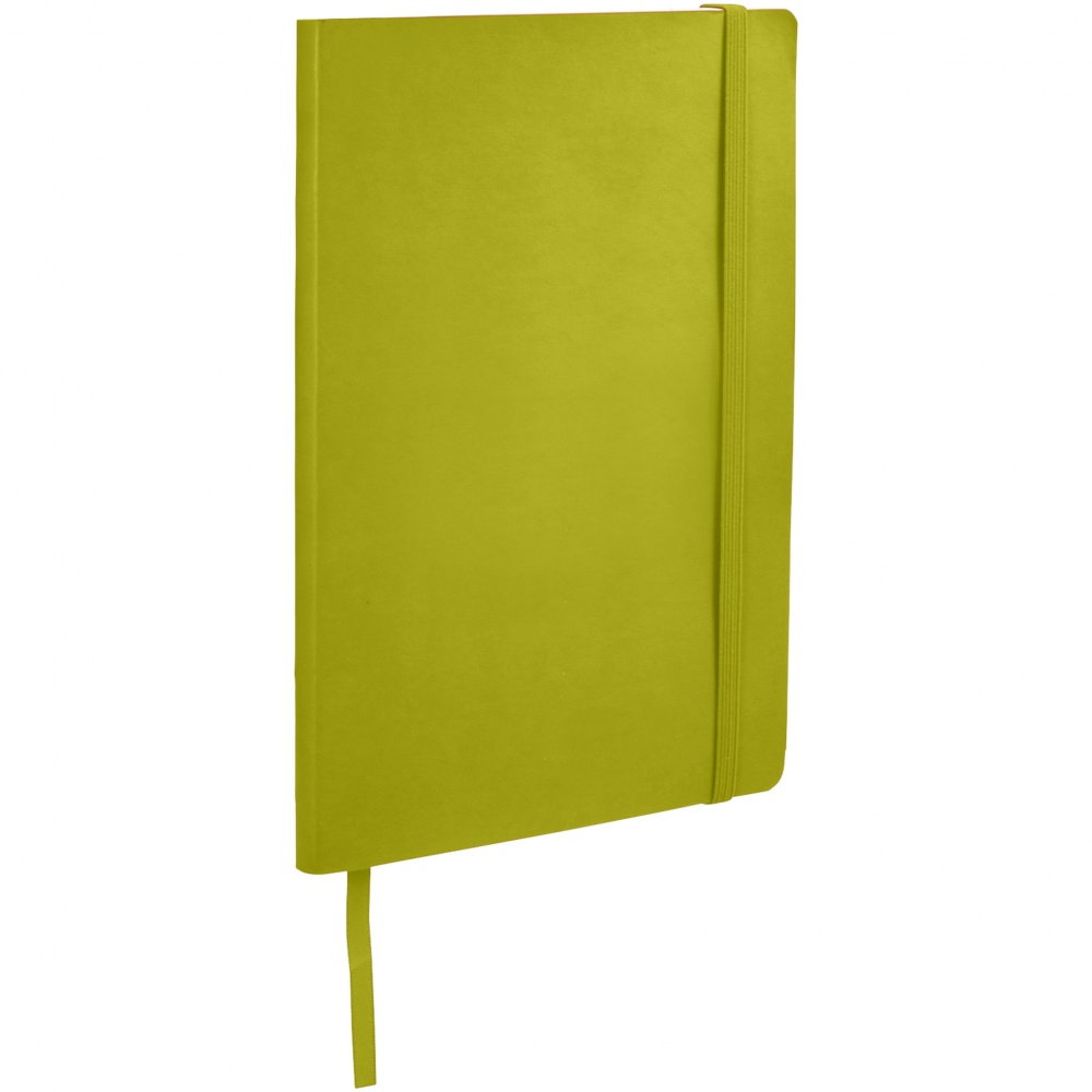 Logo trade promotional giveaways picture of: Classic Soft Cover Notebook, light green