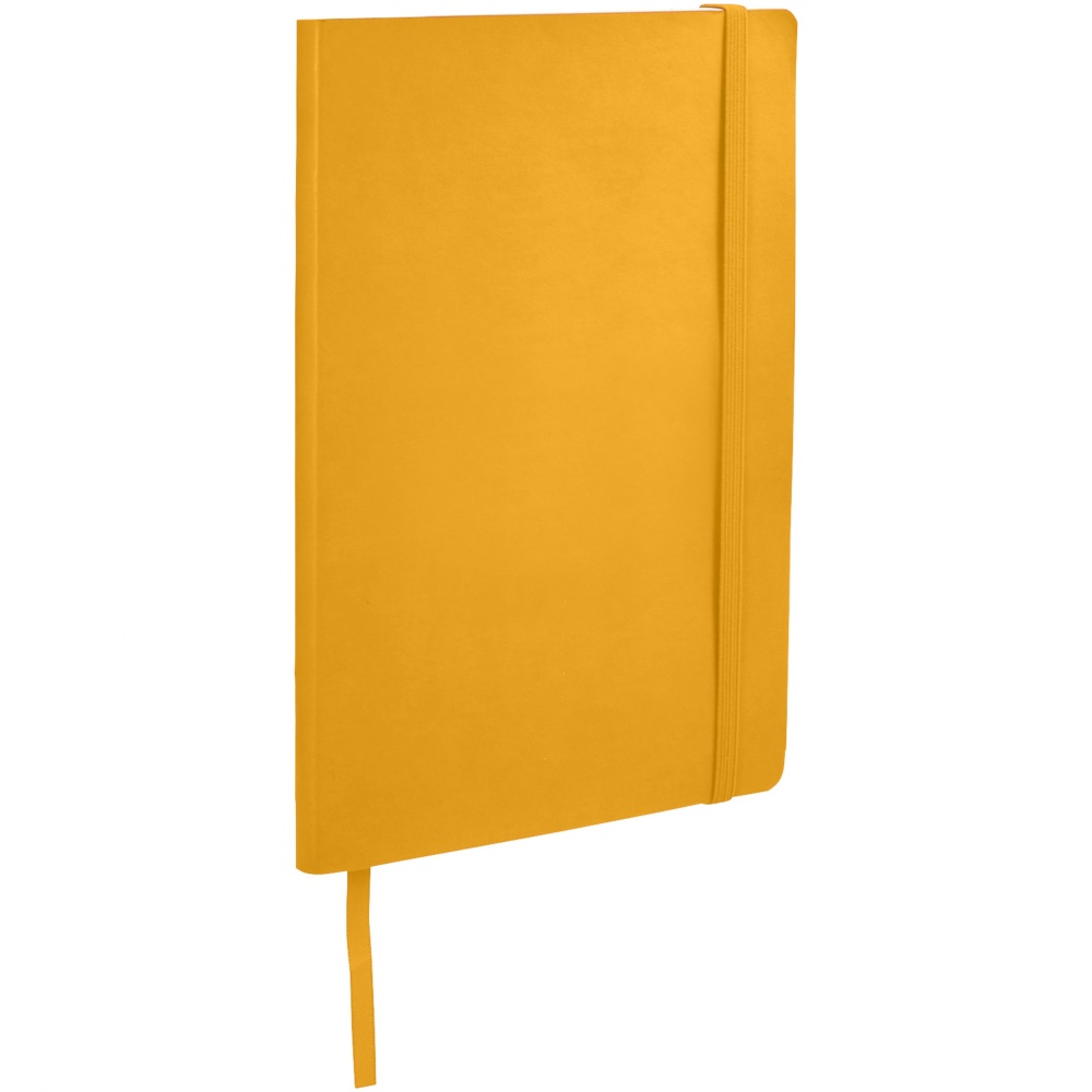 Logo trade promotional items image of: Classic Soft Cover Notebook, yellow