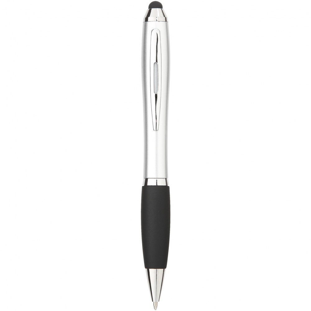 Logotrade promotional gift image of: Nash Stylus Ballpoint Pen, silver