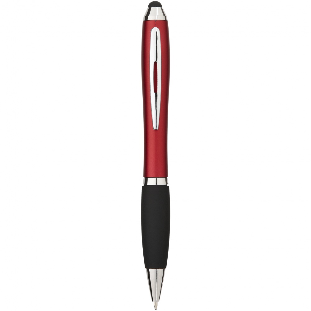 Logo trade business gift photo of: Nash Stylus Ballpoint Pen, red