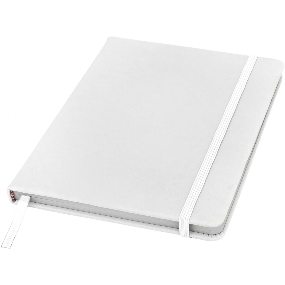 Logo trade promotional product photo of: Spectrum A5 Notebook, white