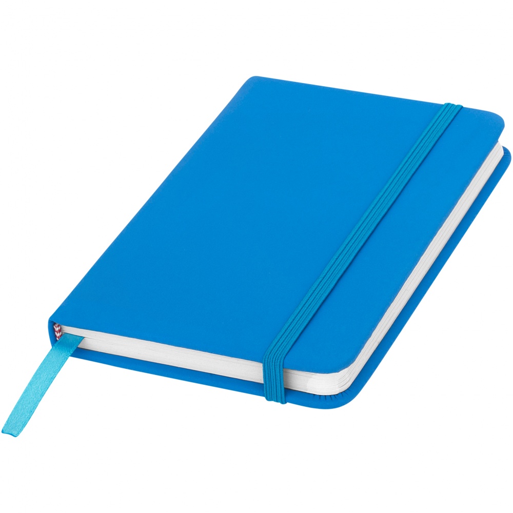 Logo trade promotional gift photo of: Spectrum A6 Notebook, turquoise