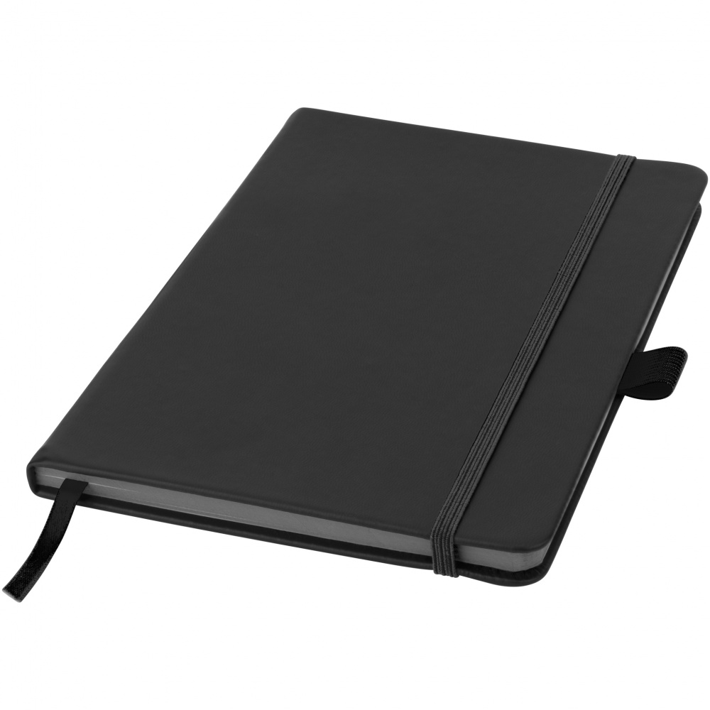 Logo trade promotional items picture of: Colour Edge A5 Notebook, black