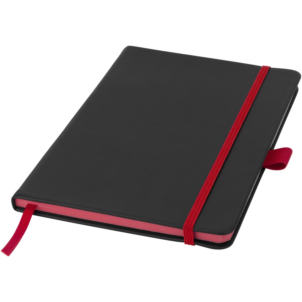 Logo trade advertising products picture of: Colour Edge A5 Notebook, red