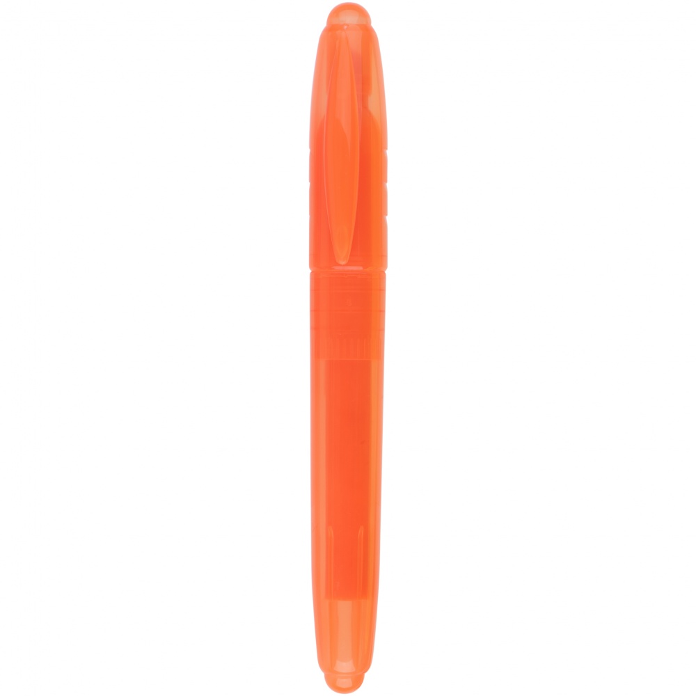 Logo trade promotional gifts picture of: Mondo highlighter, orange