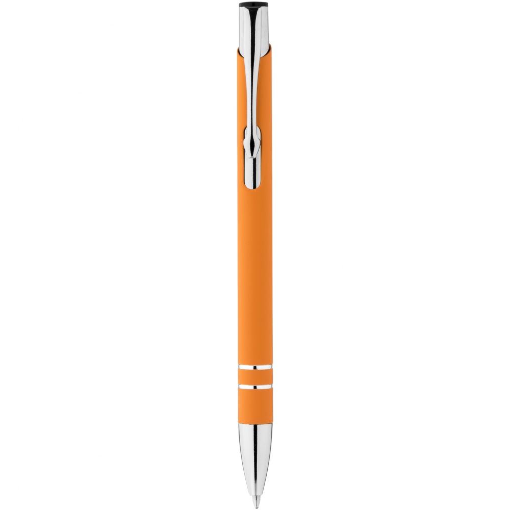 Logotrade promotional item picture of: Cork ballpoint pen, orange