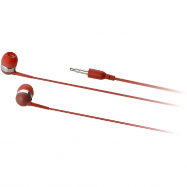 Logo trade promotional products picture of: Sargas earbuds, red