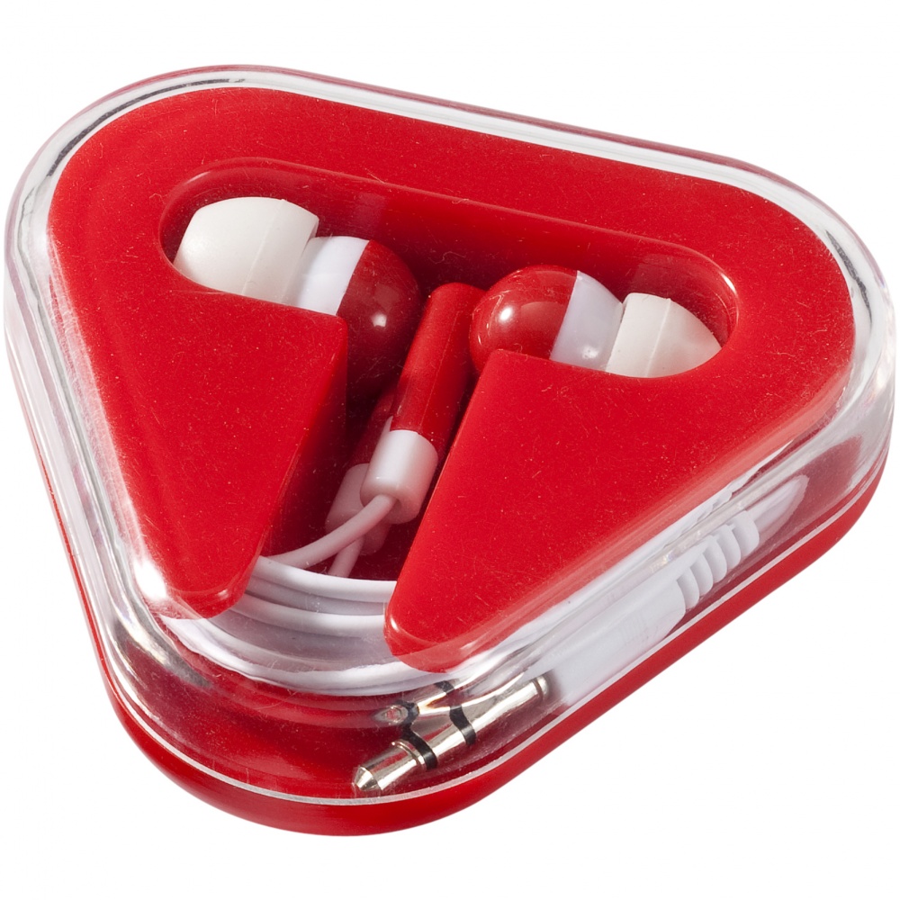 Logotrade promotional giveaways photo of: Rebel earbuds, red