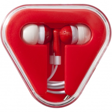 Logo trade corporate gifts picture of: Rebel earbuds, red