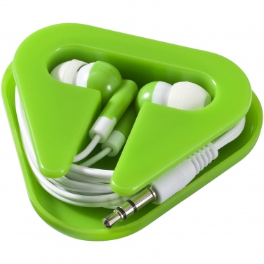 Logo trade promotional giveaways picture of: Rebel earbuds, light green