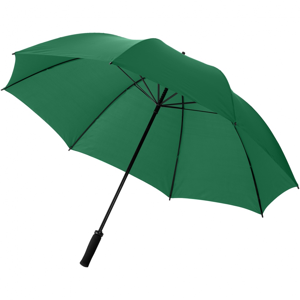 Logo trade corporate gift photo of: Yfke 30" golf umbrella with EVA handle, hunter green