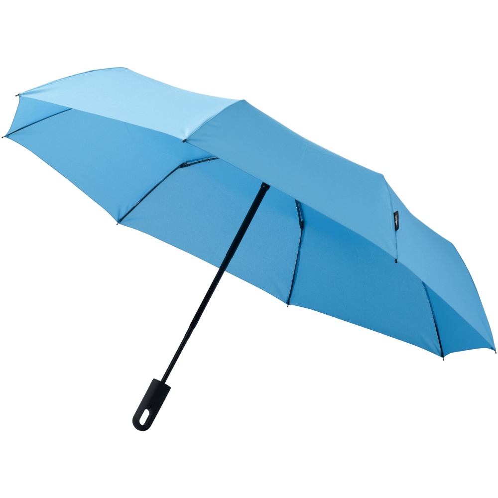 Logotrade promotional gift picture of: 21.5" Traveler 3-section umbrella, light blue