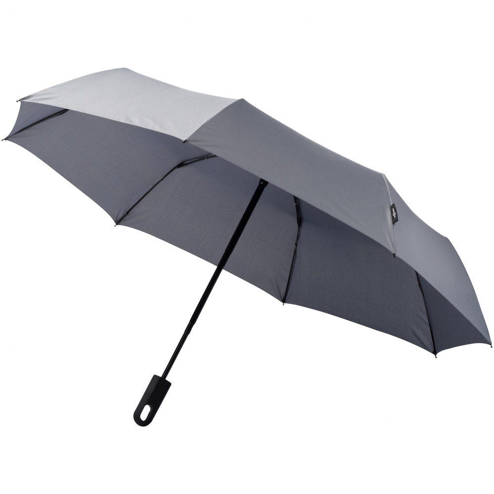 Logotrade promotional item picture of: 21.5" Traveler 3-section umbrella, grey