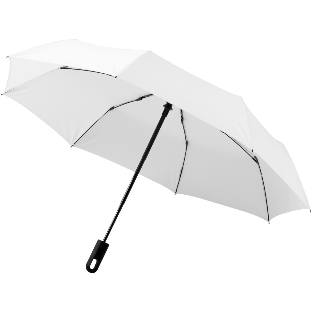 Logotrade promotional gift image of: 21.5" Traveler 3-section umbrella, white