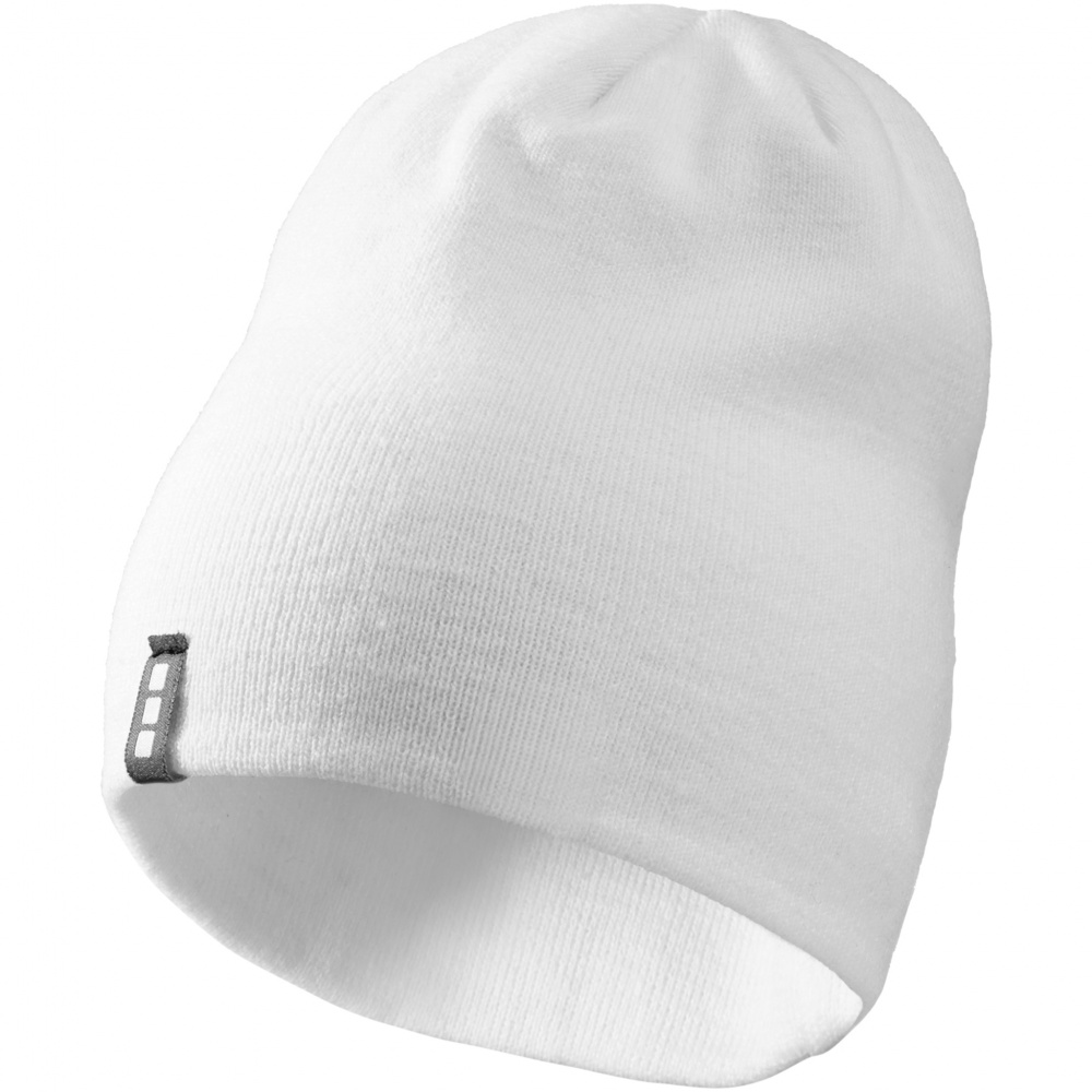 Logo trade promotional giveaway photo of: Level Beanie, white