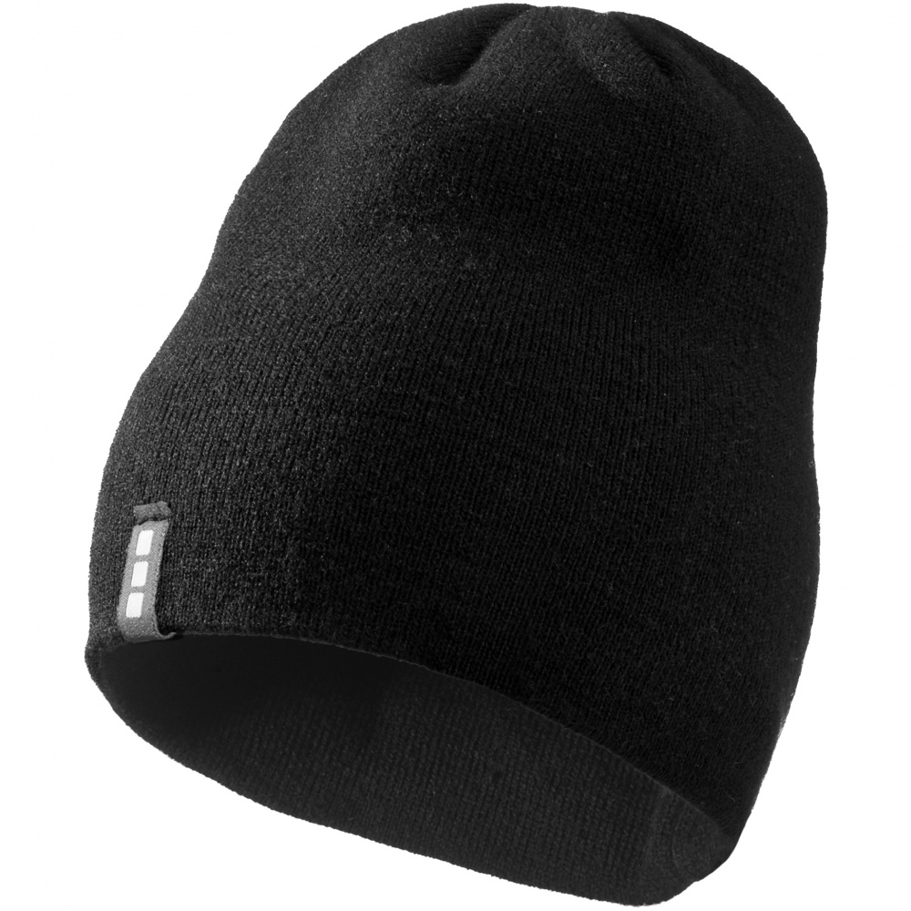 Logo trade promotional products image of: Level Beanie, black