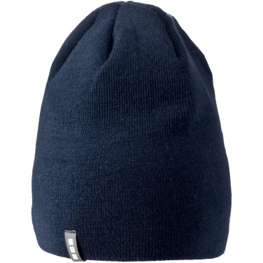 Logo trade promotional giveaways image of: Level Beanie, navy