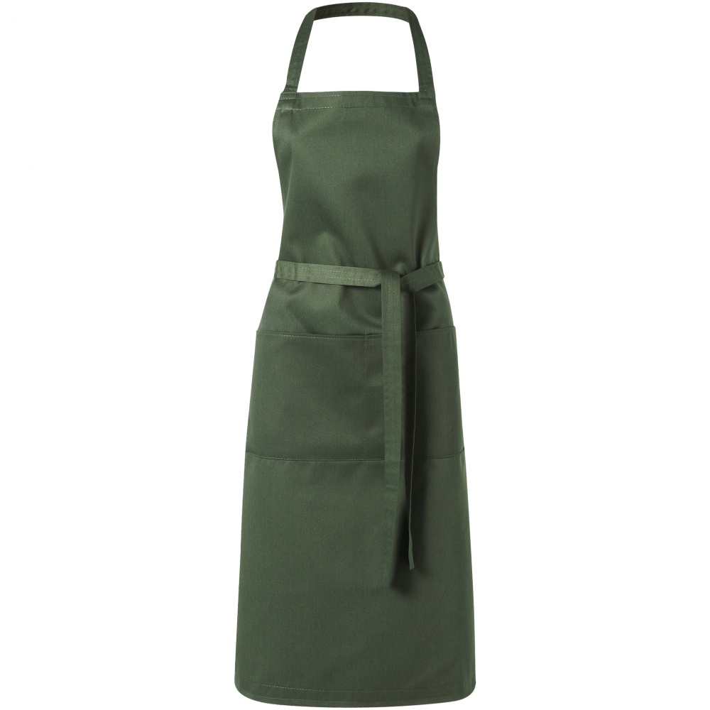 Logo trade promotional merchandise photo of: Viera apron, dark green