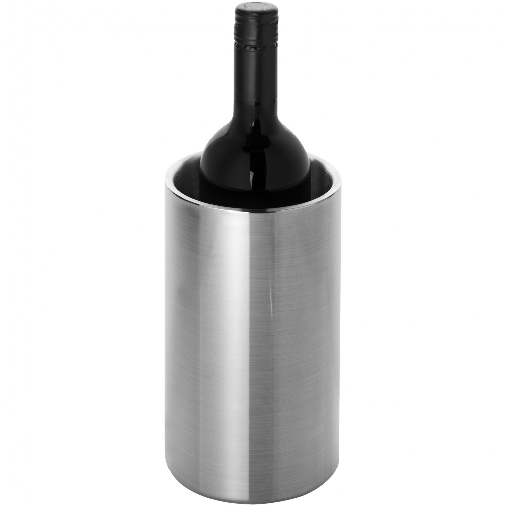 Logo trade promotional giveaways image of: Cielo wine cooler, grey