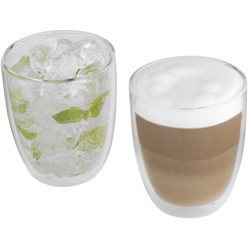 Logo trade promotional gift photo of: Boda 2-piece glass set, clear