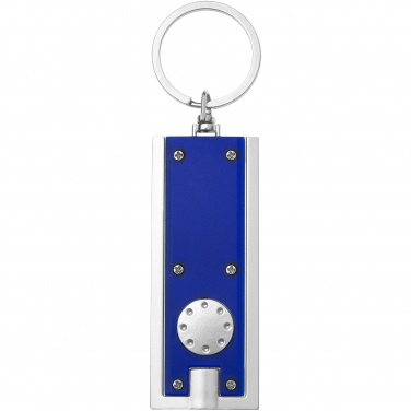 Logotrade corporate gift image of: Castor LED keychain light, blue