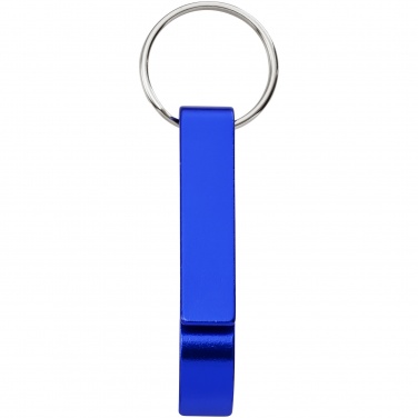 Logotrade promotional merchandise image of: Tao alu bottle and can opener key chain, blue