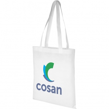 Logo trade promotional gifts picture of: Zeus Non Woven Convention Tote, white