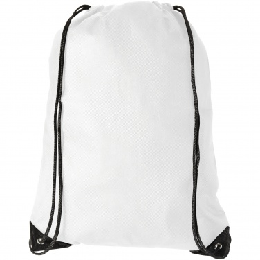 Logotrade promotional product picture of: Evergreen non woven premium rucksack eco, white