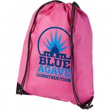 Logotrade advertising products photo of: Evergreen non woven premium rucksack eco, pink