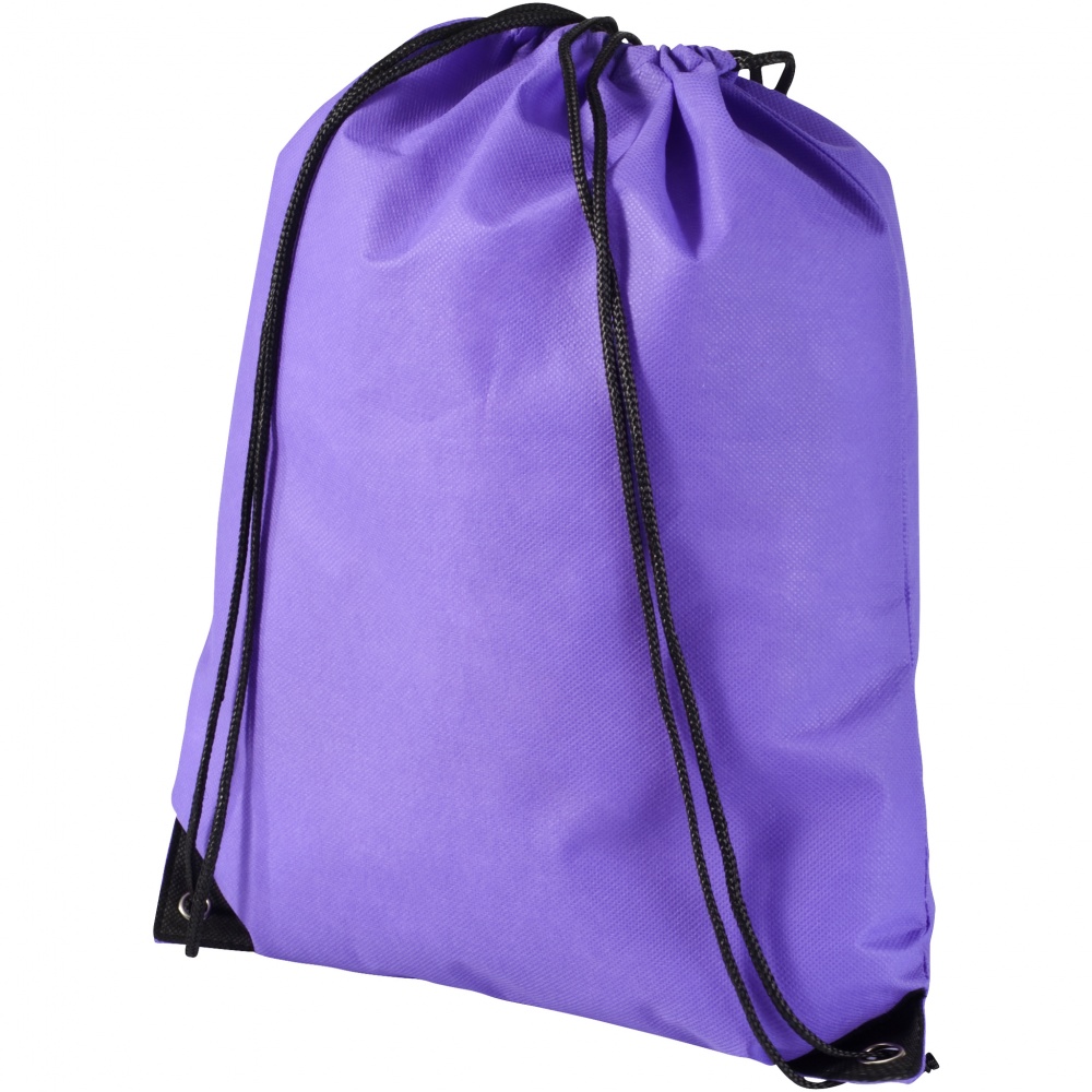 Logo trade promotional product photo of: Evergreen non woven premium rucksack eco, purple