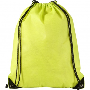 Logotrade advertising product picture of: Evergreen non woven premium rucksack eco, light green