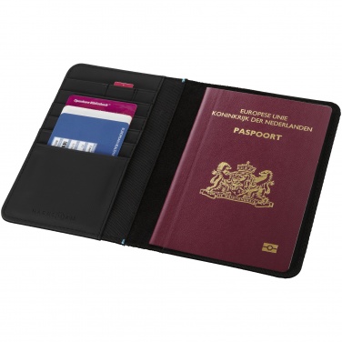 Logo trade corporate gifts image of: Odyssey RFID passport cover