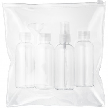 Logo trade advertising product photo of: Tokyo airline approved travel bottle set, white