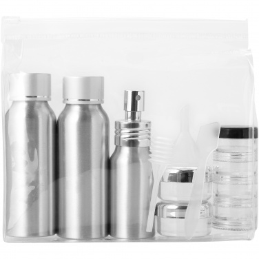 Logotrade corporate gift picture of: Frankfurt airline approved alu travel bottle set