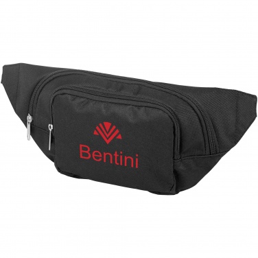 Logo trade promotional giveaway photo of: Santander waist pouch, black