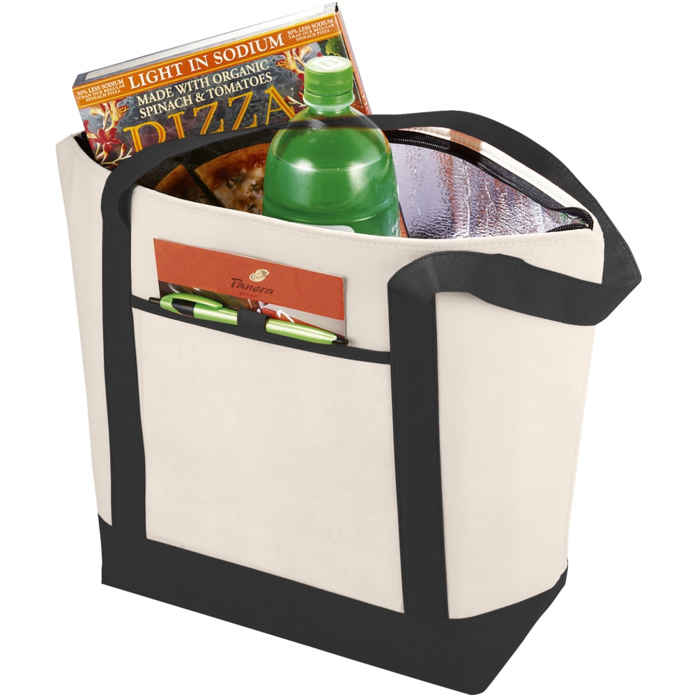 Logotrade promotional product picture of: Lighthouse cooler tote, black