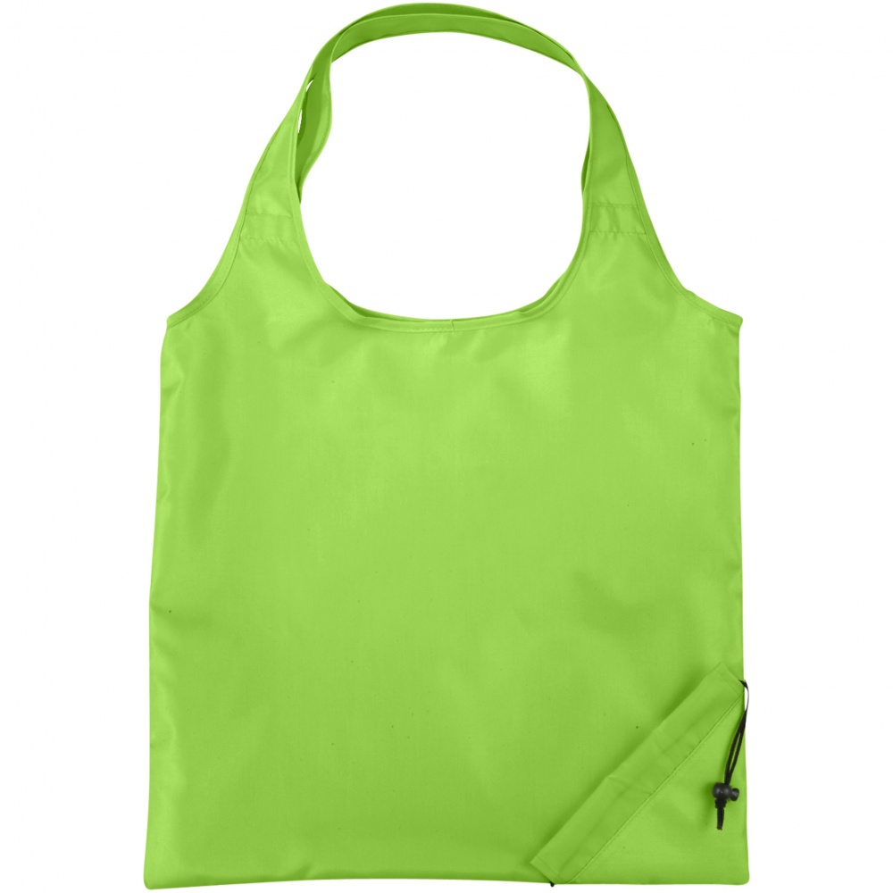 Logo trade business gifts image of: The Bungalow Foldaway Shopper Tote, green