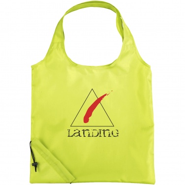 Logo trade promotional merchandise photo of: The Bungalow Foldaway Shopper Tote, green