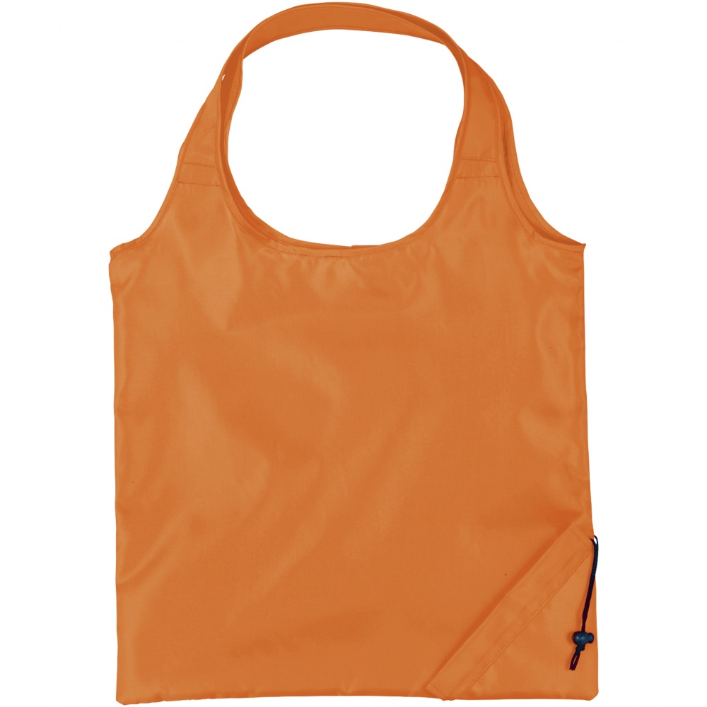 Logo trade advertising products image of: The Bungalow Foldaway Shopper Tote, orange